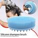 Clearance! YOHOME Upgrade 2 In 1 Bath and Shampoo Brush Silicone Body for Use In Shower Exfoliating Body Brush Premium Silicone Loofah Scalp Brush