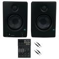 2) Presonus Eris E4.5 BT 50w 2-Way 4.5 Studio Monitors Speakers+Recording Mixer
