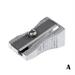 RYGRZJ Metal Mini Pencil Sharpener Handheld Metal Pencil Sharpeners Single Hole Double Hole Manual Pencil Sharpener for School and Classroom Supplies Makeup Eye Eyebrow Lip Pencil Sharpener B1B0