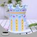 Pencil Holder for Kids Desk Cute Pen Organizer Container for boys and girls Stationery Makeup Brush Storage for Home Decor School Classroom Gift(Blue)