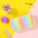 Office School Supplies Lzobxe Women Student Faux Zipper Clutch Bag Makeup Cosmetic Pouch Pen Bag Pencil Case on Clearance