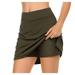 Midi Skirts For Women With Slit Running Skort Performance Tennis Golf Lightweight Sport Active Denim Midi Skirt With Slit