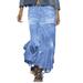 Midi Skirts For Women With Slit Casual High Waist Denim Slim Fit A Line Jean Maxi White Tennis Skirt Plus Size