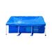 Swimming Pool Cover Durable Multifunctional Reusable Affordable Pool Cover Domestic 9.84FT x 6.59FT Rectangular Blue