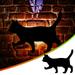 Pjtewawe LED light Cat Night Light Voice Activated Cat DOG And Other Animal Silhouette Lamp Wall Decor For Home Living Room Hallway Kitchen Bedroom Warm Lights