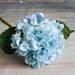 10PCS Artificial Hydrangea Flower Heads Silk Hydrangea Heads with Stems Blooming Silk Hydrangea Flowers DIY Bouquet for Wedding Centerpieces Arrangements Party Home Decor