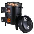 3 in 1 Charcoal Grill BBQ Grill for Outdoor Camping and Family & Friends Gathering