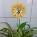 Umitay Flower Garden Stake Iron Art Ornament Sunflower Pot Insert Gardening Decor