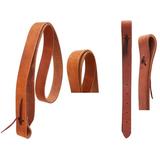 Horse Horse Amish USA Western Saddle Harness Leather Off Billet & Tie Strap Set 404RT14