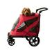 Red Excursion NO-ZIP Pet Stroller, 19 LBS