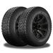 Pair of 2 Yokohama Geolandar A/T G015 OWL 245/75R16 120/116S Tires 110101633 / 245/75/16 / 2457516 Fits: 2015 Toyota Tacoma TRD Pro 1995-2002 Chevrolet Tahoe LT