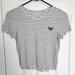 American Eagle Outfitters Tops | American Eagle Striped Tee, Size Xs | Color: Black/White | Size: Xs