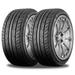 Set of 4 x Yokohama Advan Fleva V701 235/40R17 90W Ultra High Performance (UHP) Tires 110170181 / 235/40/17 / 2354017 Fits: 1995 BMW M3 Lightweight 1997-2004 Lotus Esprit V8