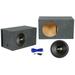 Rockville Punisher 15D2 15 6000w Competition Car Audio Subwoofer+Vented Sub Box