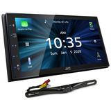 JVC KW-M560BT 6.8 Bluetooth Digital Media Car Play/Android Receiver+Backup Cam