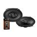 Pair of Pioneer 5x7/ 6x8 Inch 4-Way 350 Watt Car Audio Speakers | TS-A6880F (2 Speakers) + Free Absolute Mobile Bracket Holder