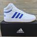 Adidas Shoes | Adidas Hoops 3.0 Mid Shoe Men's Basketball Shoes White Royal Team Blue | Color: Blue/White | Size: Various