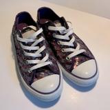 Converse Shoes | Converse All Star Sequin Low Top Sneakers | Color: Gray/Purple | Size: 6