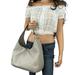 Michael Kors Bags | Michael Kors Fulton Large Shoulder Hobo Pebbled Leather Bag Pearl Grey | Color: Gray | Size: Os