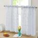 Joyce Semi Sheer Kitchen Curtain Tiers