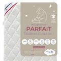 P'tit Lit - Perfekte Babymatratze | 60x120 cm | 2 Seiten: Ultra atmungsaktiv im Sommer/warm und gemütlich im Winter | Anti-Milbe | Abnehmbar | OekoTex® | Dicke bis zu 10 cm