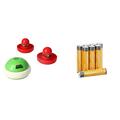 EPOCH Games 7397 Super Mario Hover Shell Strike - Party Spiel Actionspiel Geschicklichkeitsspiel, Bunt & Amazon Basics AAA-Alkalibatterien, leistungsstark, 1,5 V, 8 Stück (Aussehen kann variieren)