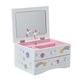 Aliz Unicorn Music Jewelry Box for Girls - Wooden Jewelry Storage Box with Glittery Unicorn Designs - Charming Room Decor and Childhood Memories Keepsake Box for Girls and Teens (Purple Unicorn)