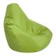 Bean Bag Chair Sofa Storage Cover, Indoor Outdoor High Back Lazy Lounge Waterproof Living Room Tatami Slipcover for Adults and Kids, Without Filler,Lime Green,75x85cm