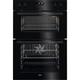 AEG 6000 Series Electric Built In Double Oven - Black