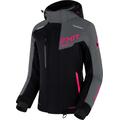 FXR Renegade FX 2-in-1 2023 Ladies Snowmobile Jacket, black-grey-pink, Size 3XL for Women