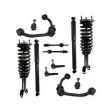 2006-2009 Mitsubishi Raider Front and Rear Shock Strut Coil Spring Control Arm Kit - Detroit Axle