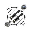2005-2007 Buick LaCrosse Front and Rear Strut Coil Spring Wheel Hub Ball Joint Kit - Detroit Axle