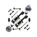 2005-2007 Buick LaCrosse Front and Rear Strut Coil Spring Wheel Hub Ball Joint Kit - Detroit Axle