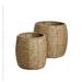 Design Ideas 2 Piece Seagrass General Basket Set Seagrass, Copper in Brown | 15.75 H x 17.72 W x 15.75 D in | Wayfair 5513314