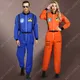 Costume d'astronaute imbibé d'espace pour hommes et femmes combinaison de vol de pilote adulte