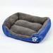 Dog Beds for Large Medium Small Dogs Durable Washable Dog Sofa Bed Cozy Rectangle Puppy Bed Calming Orthopedic Pet Bed Cat Beds with Non-Slip Bottom Machine Washable Soft Dog Crate Bed for Sleeping