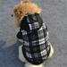 Frogued Pet Sweater Dual Color Universal Dog Supply Fashion Dog Sweater for Walking (Black White Plaid XL)