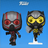 Funko Pop! Marvel: Ant-Man and the Wasp Quantumania â€“ Set of 2 Vinyl Figures (Ant-Man / Wasp)
