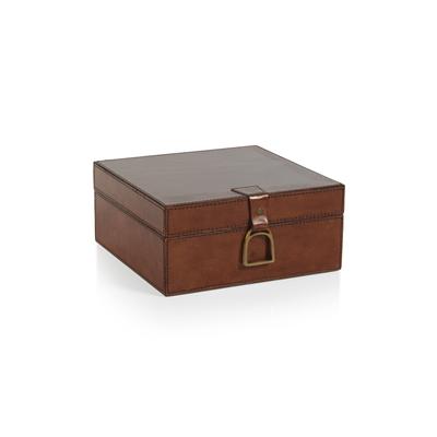 Chadwell Square Leather Decorative Box