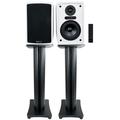 Rockville ELITE-5W 5.25 Bookshelf Speakers w/Bluetooth/Optical+28 Black Stands