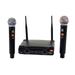 Mr. Dj MIC-UHF200 Professional Wireless Microphone System Kit with 2 Handheld & Wireless Receiver