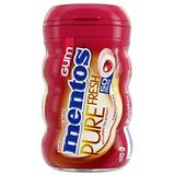 Mentos Pure Fresh Sugar-Free Chewing Gum With Xylitol Cinnamon Non Melting 50 Piece Bottle
