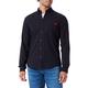 HUGO Herren Evito Slim-Fit Hemd aus Oxford-Baumwolle mit Button-Down-Kragen Schwarz S