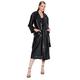 Trendyol Women's Damen Oversize Zweireihig Plain Webstoff Trenchcoat Coat, Schwarz, 42