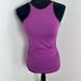 Lululemon Athletica Tops | Lululemon In The Flow Tank Sz4 Regal Plum Purple Top Ruched Scoop Back Ec | Color: Pink/Purple | Size: 4