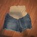 Jessica Simpson Shorts | Jessica Simpson Maternity Midi Shorts Size Med | Color: Blue | Size: M