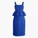 J. Crew Dresses | J. Crew Peplum Blue Sheath Dress | Color: Blue | Size: 2