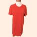 Madewell Dresses | Madewell Tina Solid Tshirt Dress Size S | Color: Orange/Red | Size: S