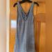 Free People Dresses | Free People Crochet Back Summer Dress Sz Sm | Color: Gray | Size: S