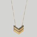 Madewell Jewelry | Madewell Arrowstack Necklace | Color: Gold/Silver | Size: Os